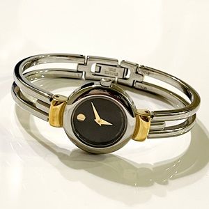 Movado Two Tone Bangle Ladies Watch